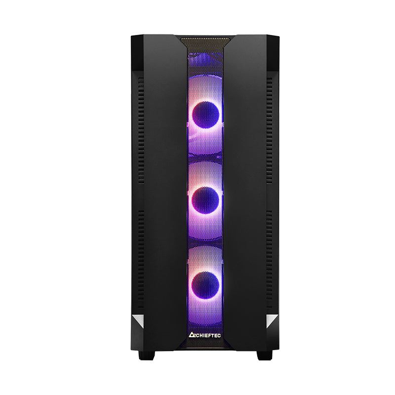 Chieftec GS-01B-OP Computer-Gehäuse Tower Schwarz