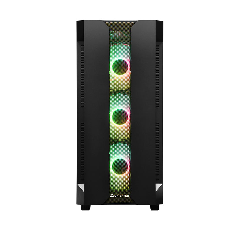 Chieftec GS-01B-OP Computer-Gehäuse Tower Schwarz