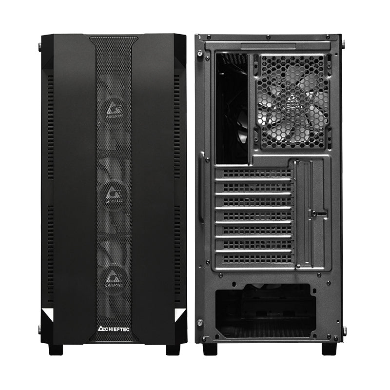 Chieftec GS-01B-OP Computer-Gehäuse Tower Schwarz