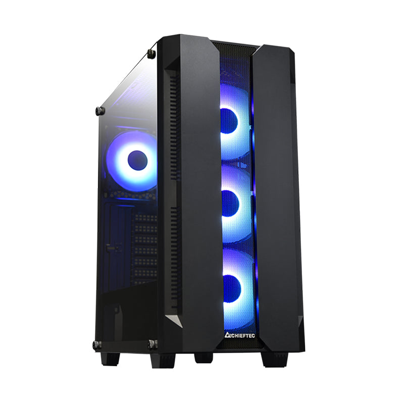 Chieftec GS-01B-OP Computer-Gehäuse Tower Schwarz