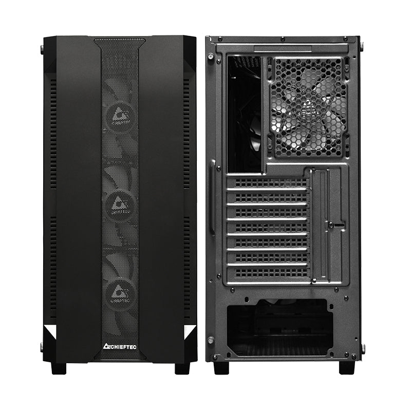 Chieftec GS-01B-OP Computer-Gehäuse Tower Schwarz