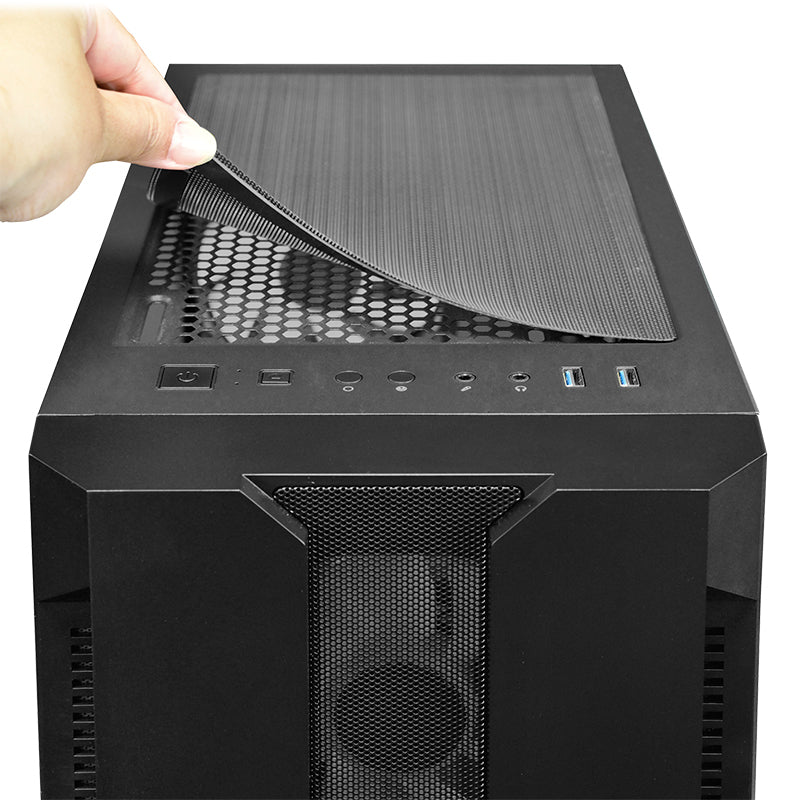 Chieftec GS-01B-OP Computer-Gehäuse Tower Schwarz