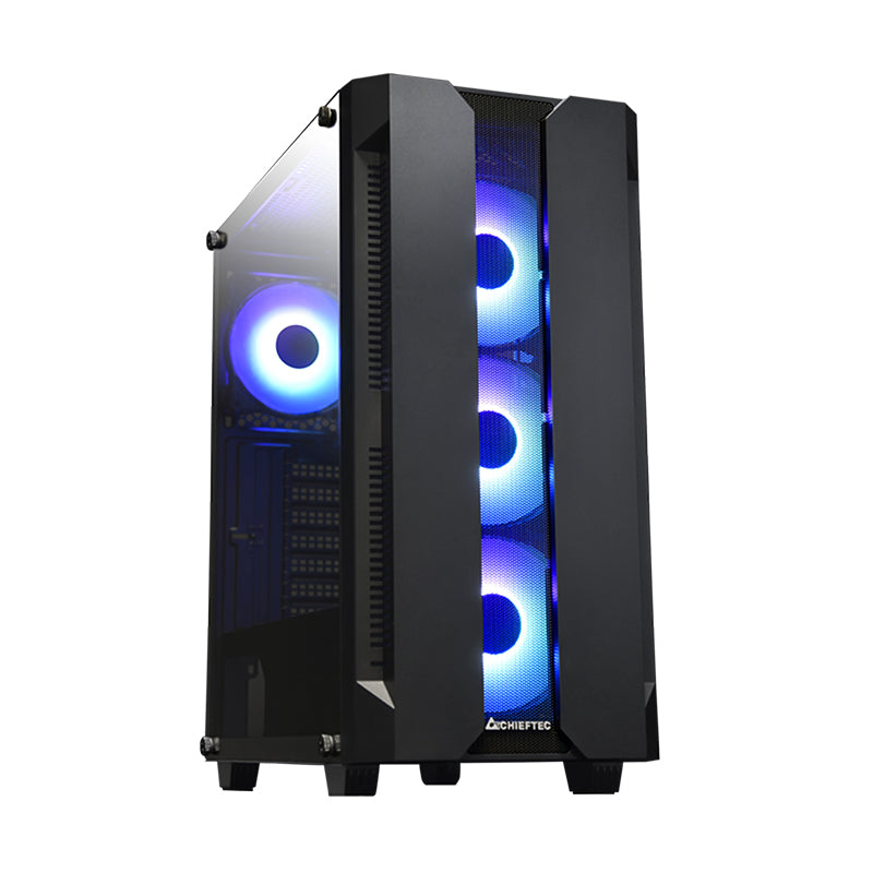 Chieftec GS-01B-OP Computer-Gehäuse Tower Schwarz