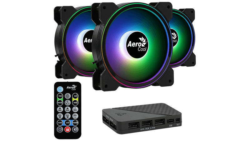 Aerocool Saturn 12F ARGB Pro Computergehäuse Ventilator 12 cm Schwarz