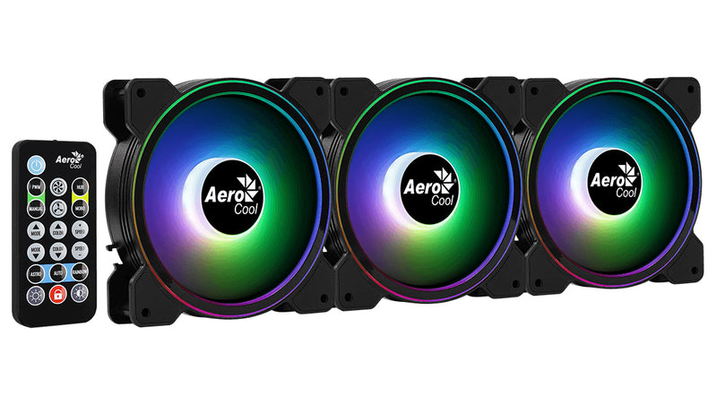 Aerocool Saturn 12F ARGB Pro Computergehäuse Ventilator 12 cm Schwarz