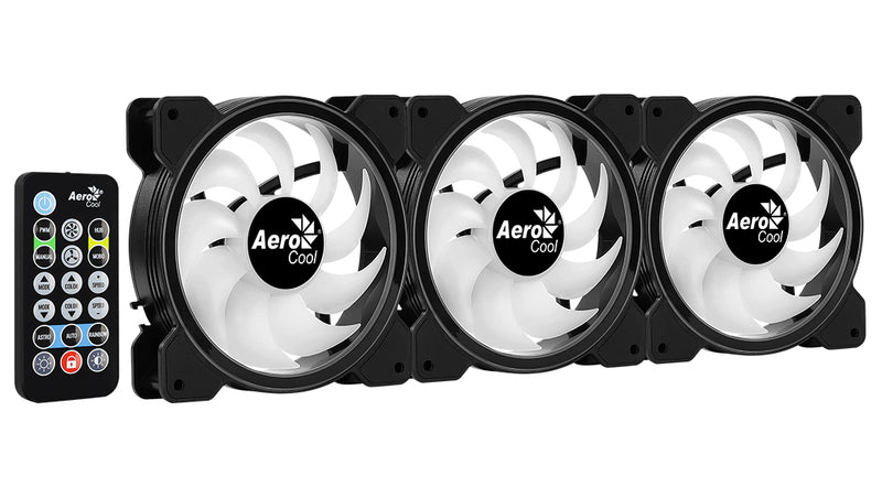 Aerocool Saturn 12F ARGB Pro Computergehäuse Ventilator 12 cm Schwarz