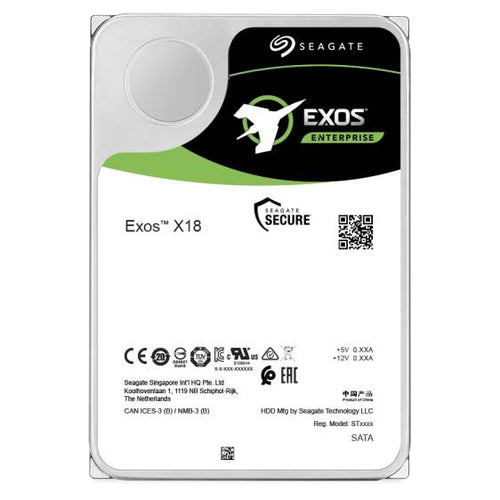 Seagate Exos X18 Interne Festplatte 16 TB 7200 RPM 256 MB 3.5" SAS