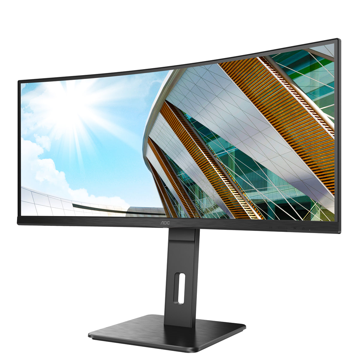 AOC P2 CU34P2A Computerbildschirm 86,4 cm (34") 3440 x 1440 Pixel Quad HD LED Schwarz