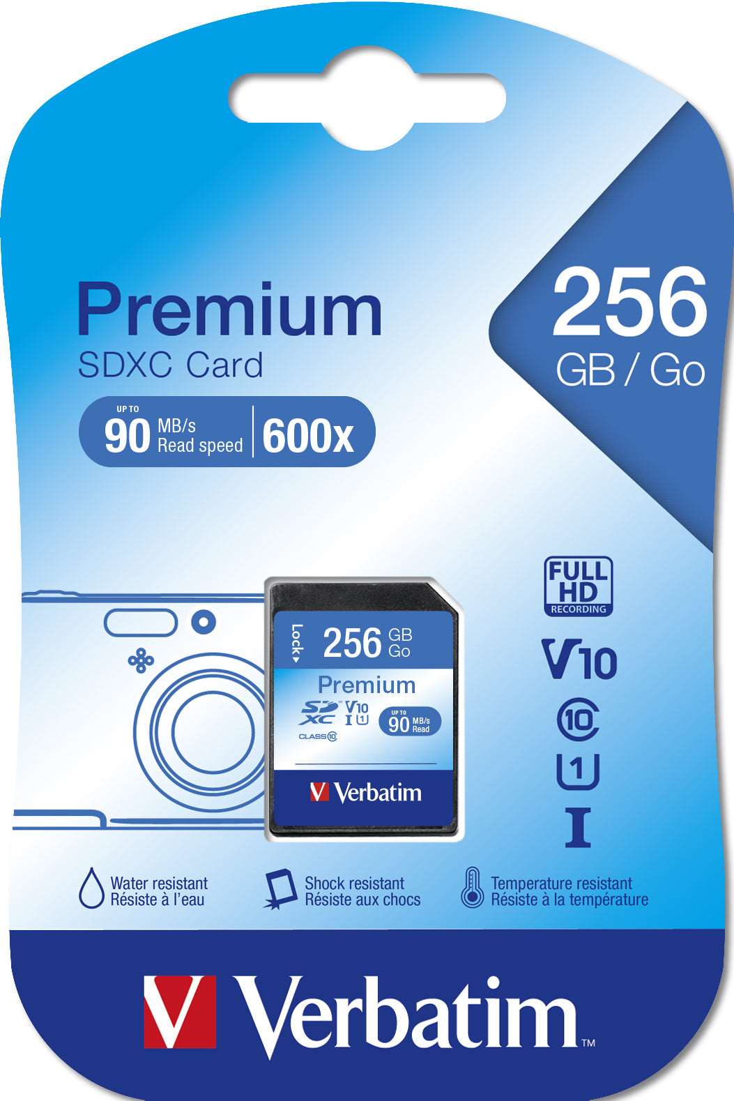 Verbatim Premium 256 GB SDXC UHS-I Klasse 10