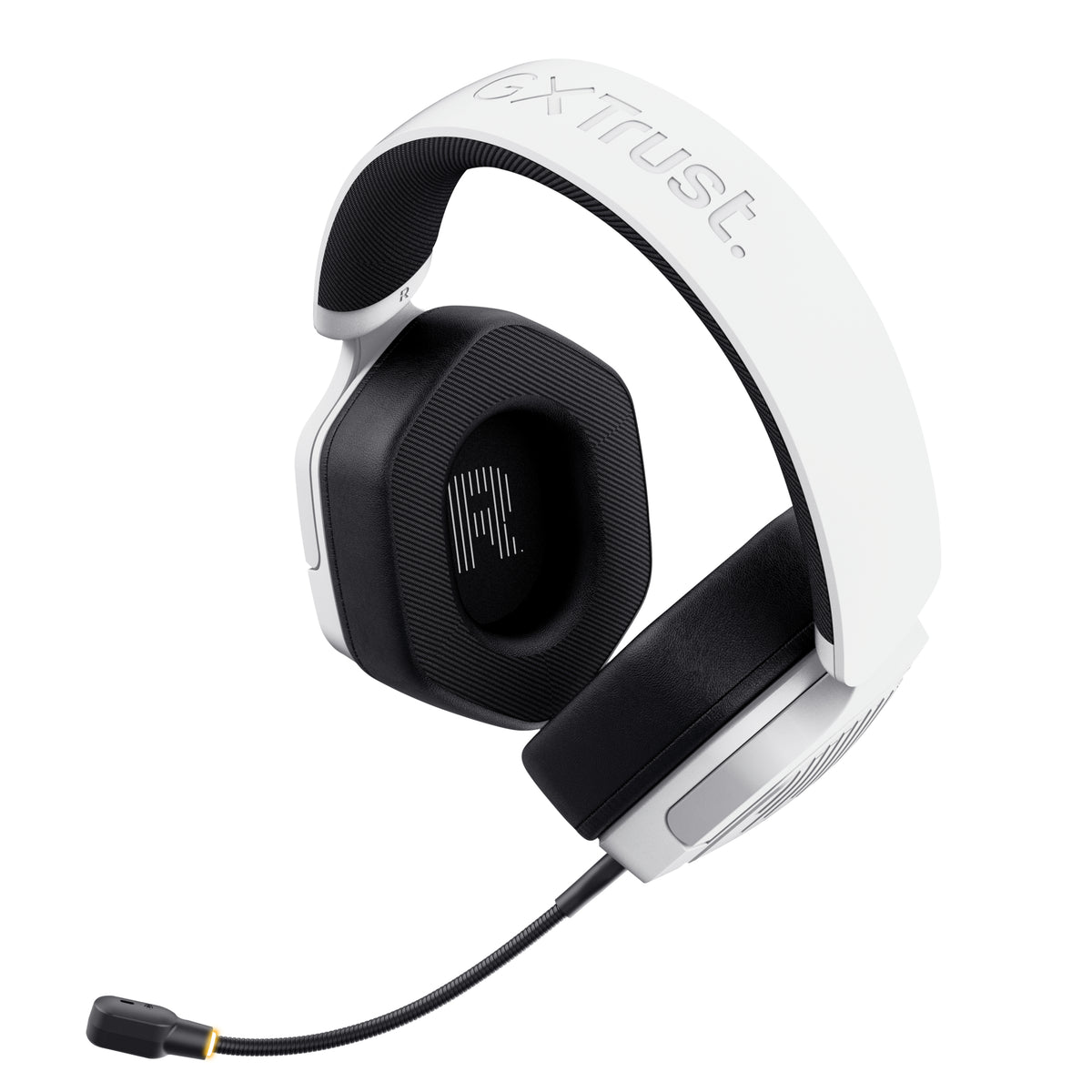 Trust GXT 493W Carus Kopfhörer Verkabelt & Kabellos Kopfband, Helm Gaming USB Type-C / USB Type-A Bluetooth Weiß
