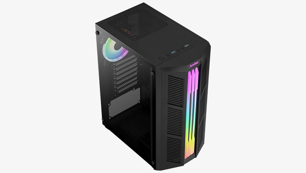 Aerocool Prime-G-BK-v2 Midi Tower Schwarz