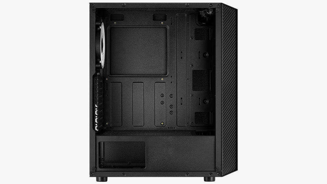 Aerocool Hive-G-BK-v3 Midi Tower Schwarz