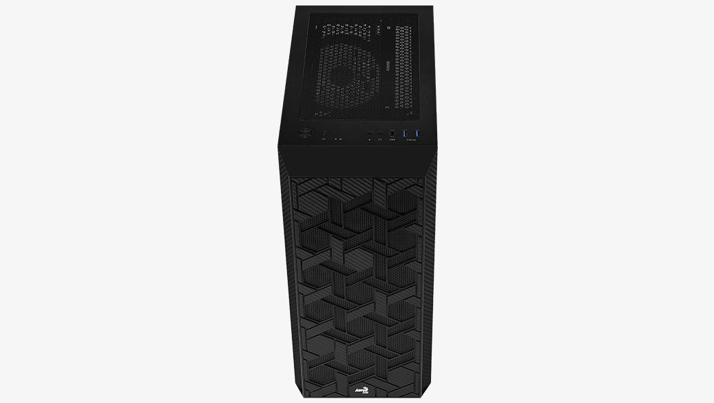 Aerocool Hive-G-BK-v3 Midi Tower Schwarz