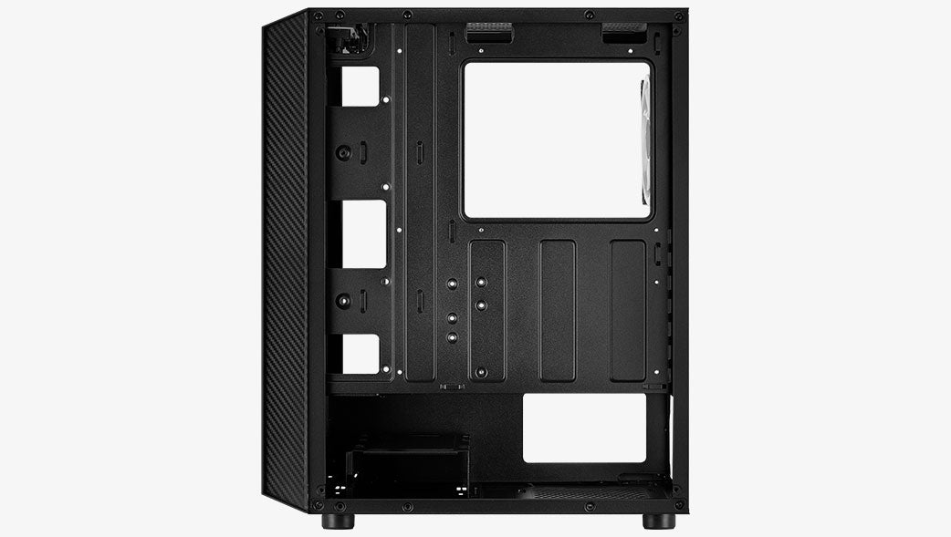 Aerocool Hive-G-BK-v3 Midi Tower Schwarz