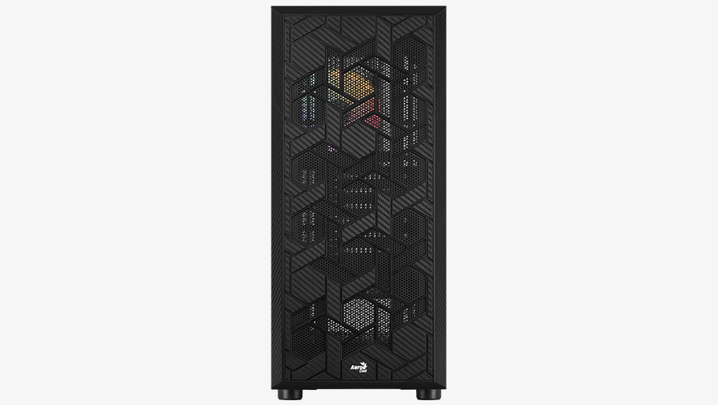 Aerocool Hive-G-BK-v3 Midi Tower Schwarz