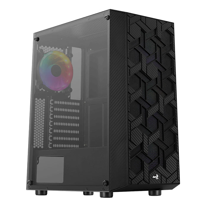 Aerocool Hive-G-BK-v3 Midi Tower Schwarz