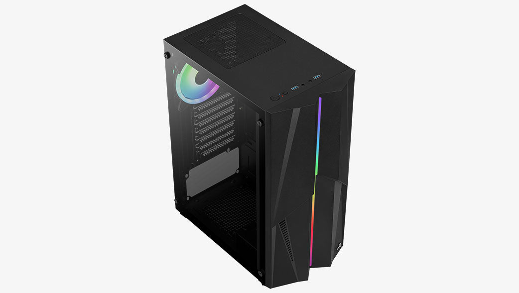 Aerocool Mecha-G-BK-v2 Midi Tower Schwarz