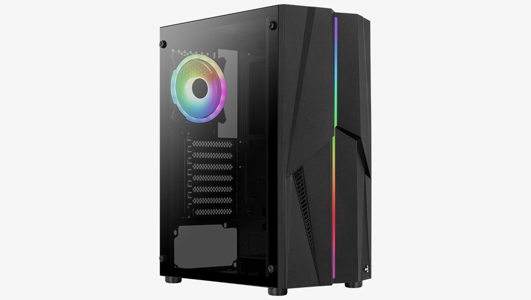 Aerocool Mecha-G-BK-v2 Midi Tower Schwarz