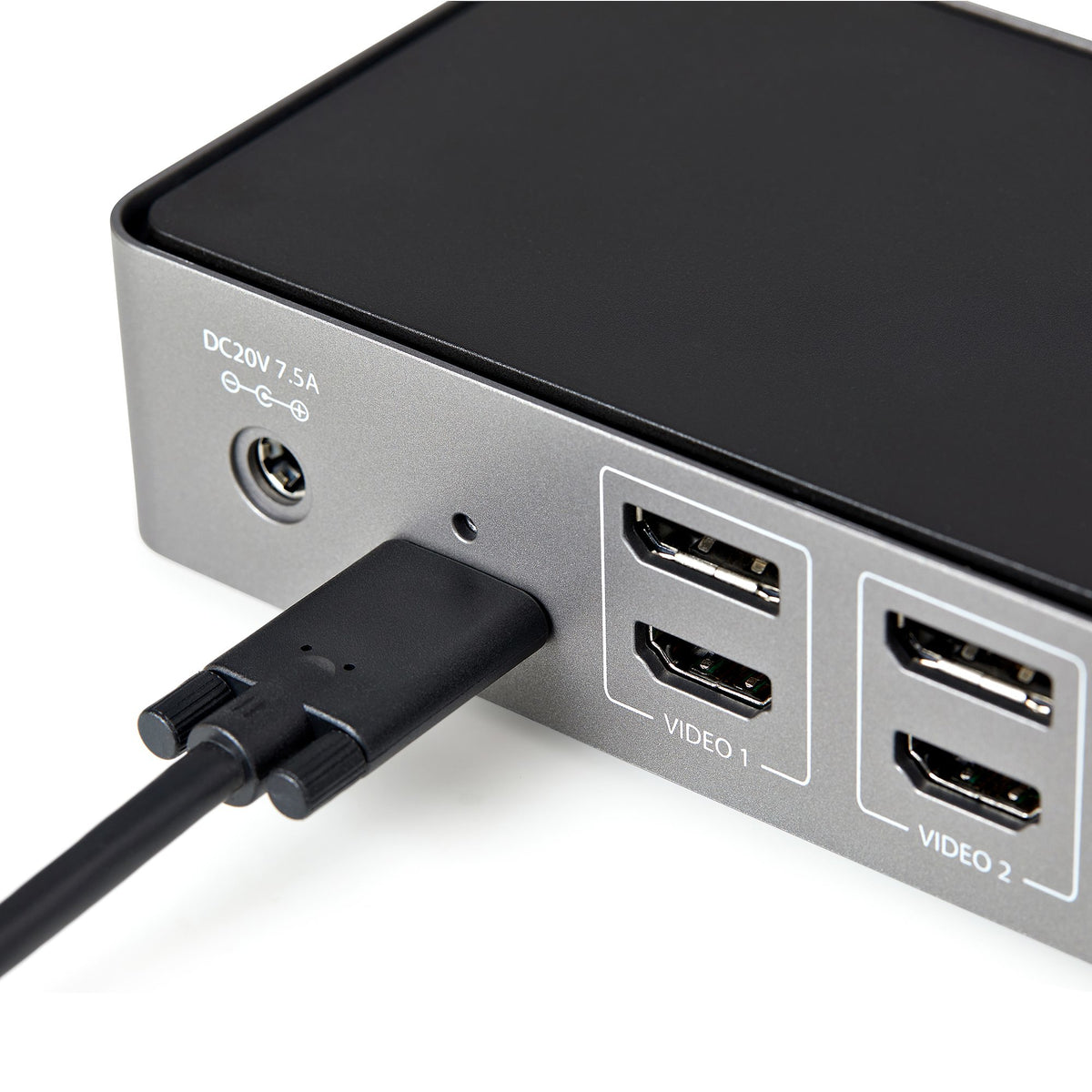 StarTech.com USB-C USB-A Dock - Hybrid Universal Triple Monitor Laptop Docking Station DisplayPort & HDMI 4K 60 Hz - 85W PD, 6x USB-Hub, GbE, Audio - USB 3.1 Gen 2 10 Gbit/s