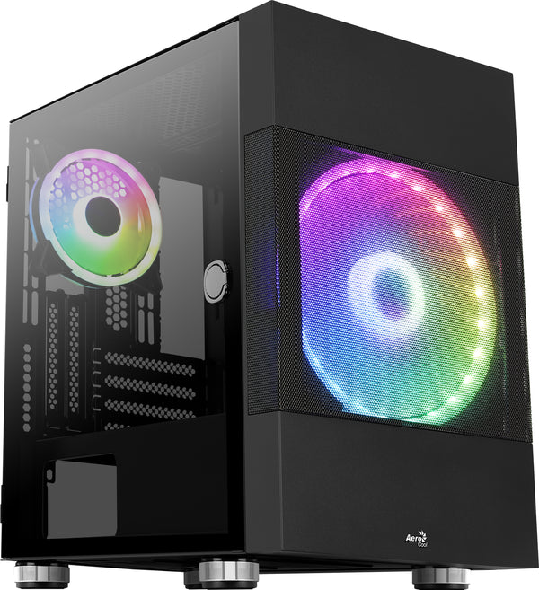 Aerocool Atomic Mini Tower Schwarz