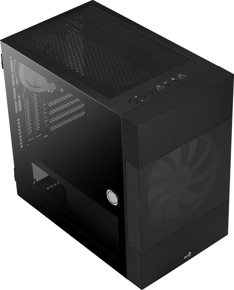 Aerocool Atomic Mini Tower Schwarz