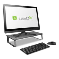 Techly ICA-MS 600TY Flachbildschirm-Tischhalterung Tisch/Bank Schwarz