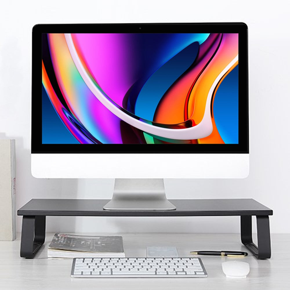 Techly ICA-MS 600TY Flachbildschirm-Tischhalterung Tisch/Bank Schwarz
