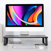 Techly ICA-MS 600TY Flachbildschirm-Tischhalterung Tisch/Bank Schwarz