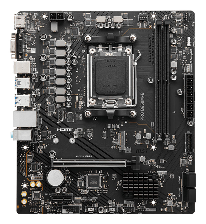 MSI PRO B650M-B Motherboard AMD B650 Sockel AM5 micro ATX