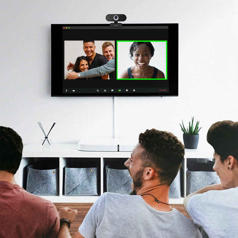 LogiLink UA0371 Webcam 3 MP 1920 x 1080 pixels USB 2.0 Noir, Argent
