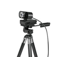LogiLink UA0371 Webcam 3 MP 1920 x 1080 Pixel USB 2.0 Schwarz, Silber