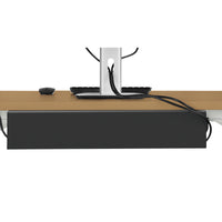 LogiLink KAB0070 Kabel-Organizer Tisch/Bank Kabelrinne Schwarz 1 Stück(e)