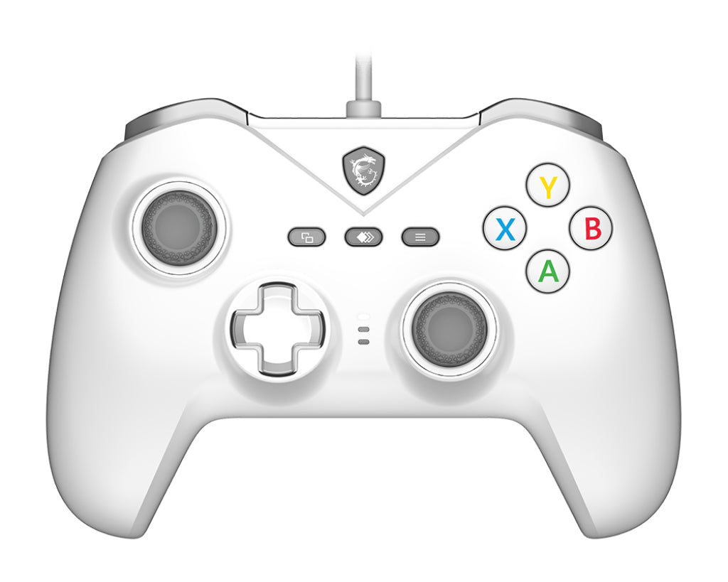 MSI FORCE GC200 WHITE Gaming-Controller Weiß USB Gamepad Analog / Digital Android, PC