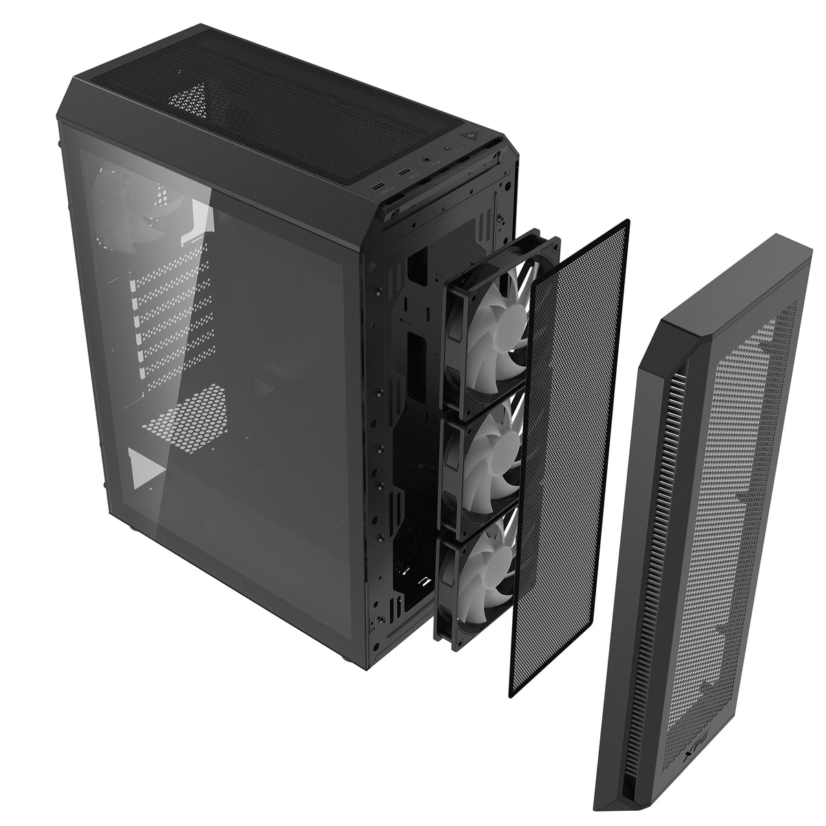 XPG VALOR AIR PLUS MID-TOWER-GEHÄUSE Schwarz