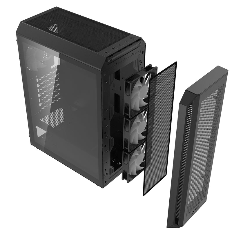XPG VALOR AIR PLUS MID-TOWER-GEHÄUSE Schwarz