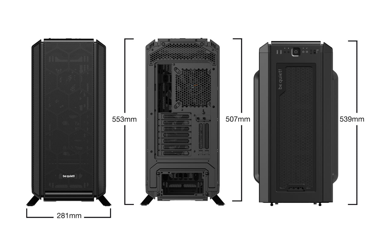 be quiet! Silent Base 802 Window Black Midi Tower Schwarz