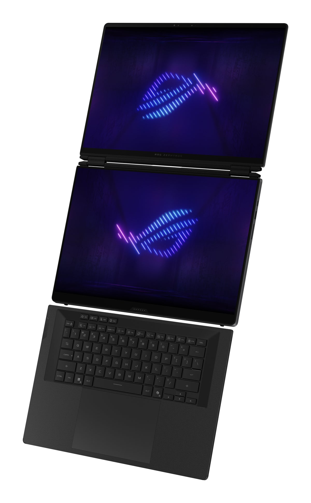 ASUS ROG Zephyrus Duo GX651AR-SR042W Intel Core Ultra 9 386H Hybrid (2-in-1) 40,6 cm (16") Touchscreen 3K 32 GB LPDDR5x-SDRAM 2 TB SSD NVIDIA GeForce RTX 5070 Ti Wi-Fi 7 (802.11be) Windows 11 Home Grau QWERTZ Deutsch