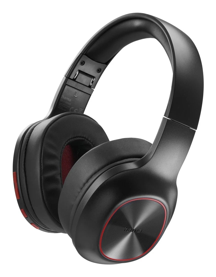 Hama Spirit Calypso III Kopfhörer Kabellos Kopfband Anrufe/Musik Bluetooth Schwarz, Rot