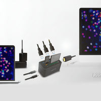 LogiLink UA0370 laptop-dockingstation & portreplikator Kabelgebunden USB 3.2 Gen 1 (3.1 Gen 1) Type-C Schwarz