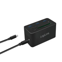 LogiLink UA0370 laptop-dockingstation & portreplikator Kabelgebunden USB 3.2 Gen 1 (3.1 Gen 1) Type-C Schwarz