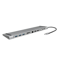 LogiLink UA0373 laptop-dockingstation & portreplikator Kabelgebunden USB 3.2 Gen 1 (3.1 Gen 1) Type-C Aluminium