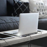 LogiLink UA0373 laptop-dockingstation & portreplikator Kabelgebunden USB 3.2 Gen 1 (3.1 Gen 1) Type-C Aluminium