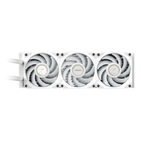 GIGABYTE AORUS WATERFORCE X II 360 ICE AIO Flüssigkeits-CPU-Kühler - 3x120mm ARGB-Lüfter, Vollfarb-LCD, DAISY-CHAIN, kompatibel mit Intel LGA 1851 und AMD AM5