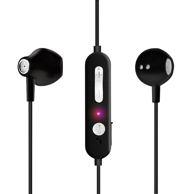 LogiLink BT0056 Kopfhörer & Headset Kabellos im Ohr, Nackenband Mikro-USB Bluetooth Schwarz