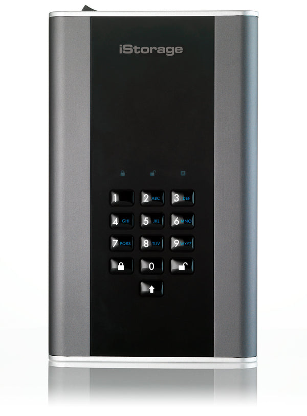 iStorage diskAshur DT2 256 24TB FIPS Externe Festplatte USB Typ-B 3.2 Gen 1 (3.1 Gen 1) Schwarz