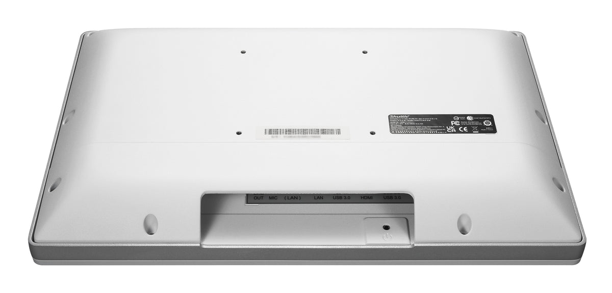 Shuttle All-In-One Medical Panel PC Barebone M15AL01-i5, 15.6" Multi-Touch-Screen, Intel Core i5-1235U, 2xLAN, RS232, POAG, IP65, 2xLAN, IP65, lüfterlos, 24/7 Dauerbetrieb