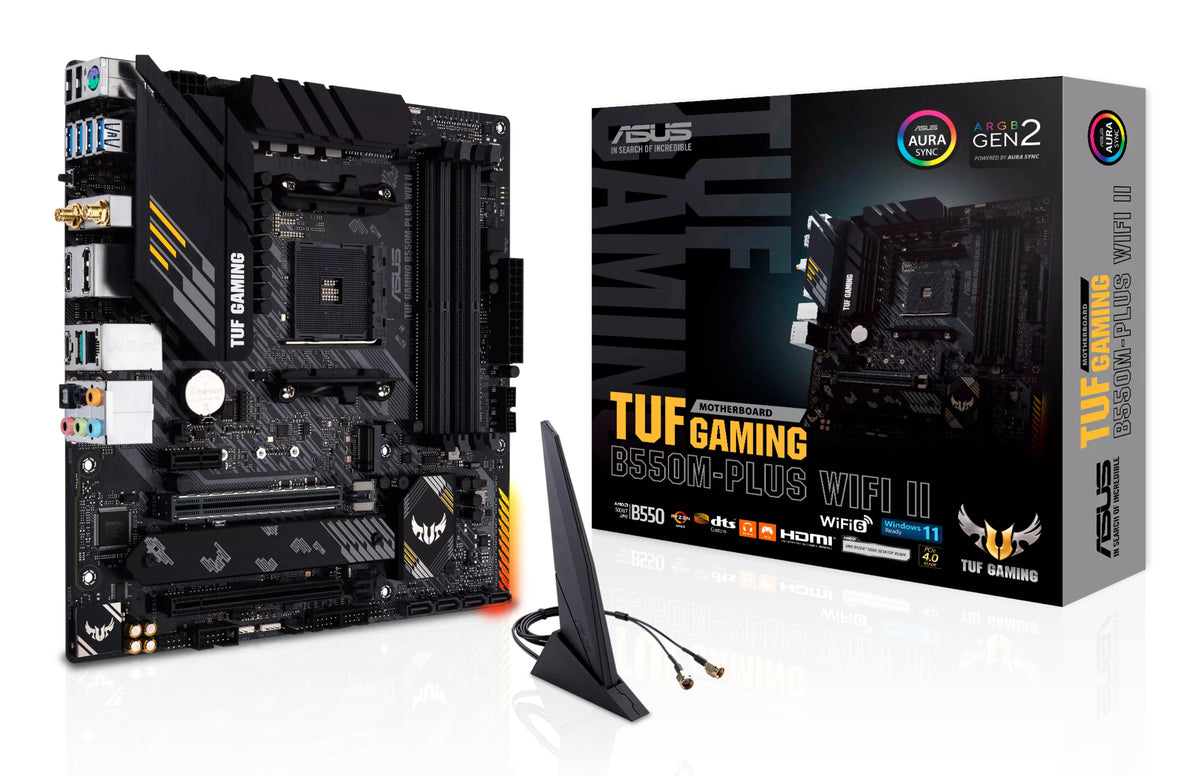 ASUS TUF GAMING B550M-PLUS WIFI II AMD B550 Sockel AM4 micro ATX