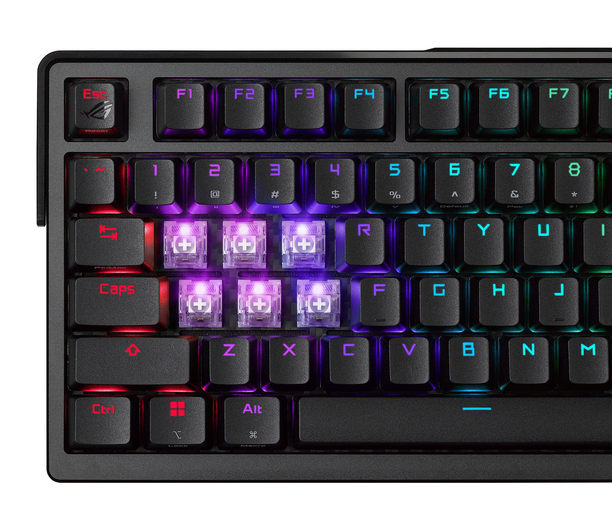 ASUS ROG Azoth Extreme Tastatur Gaming USB + RF Wireless + Bluetooth QWERTZ Schwarz