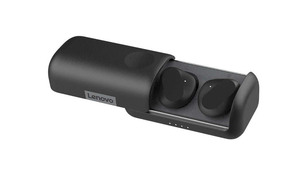 Lenovo ZA800000WW Kopfhörer & Headset True Wireless Stereo (TWS) im Ohr Anrufe/Musik USB Typ-C Bluetooth Schwarz