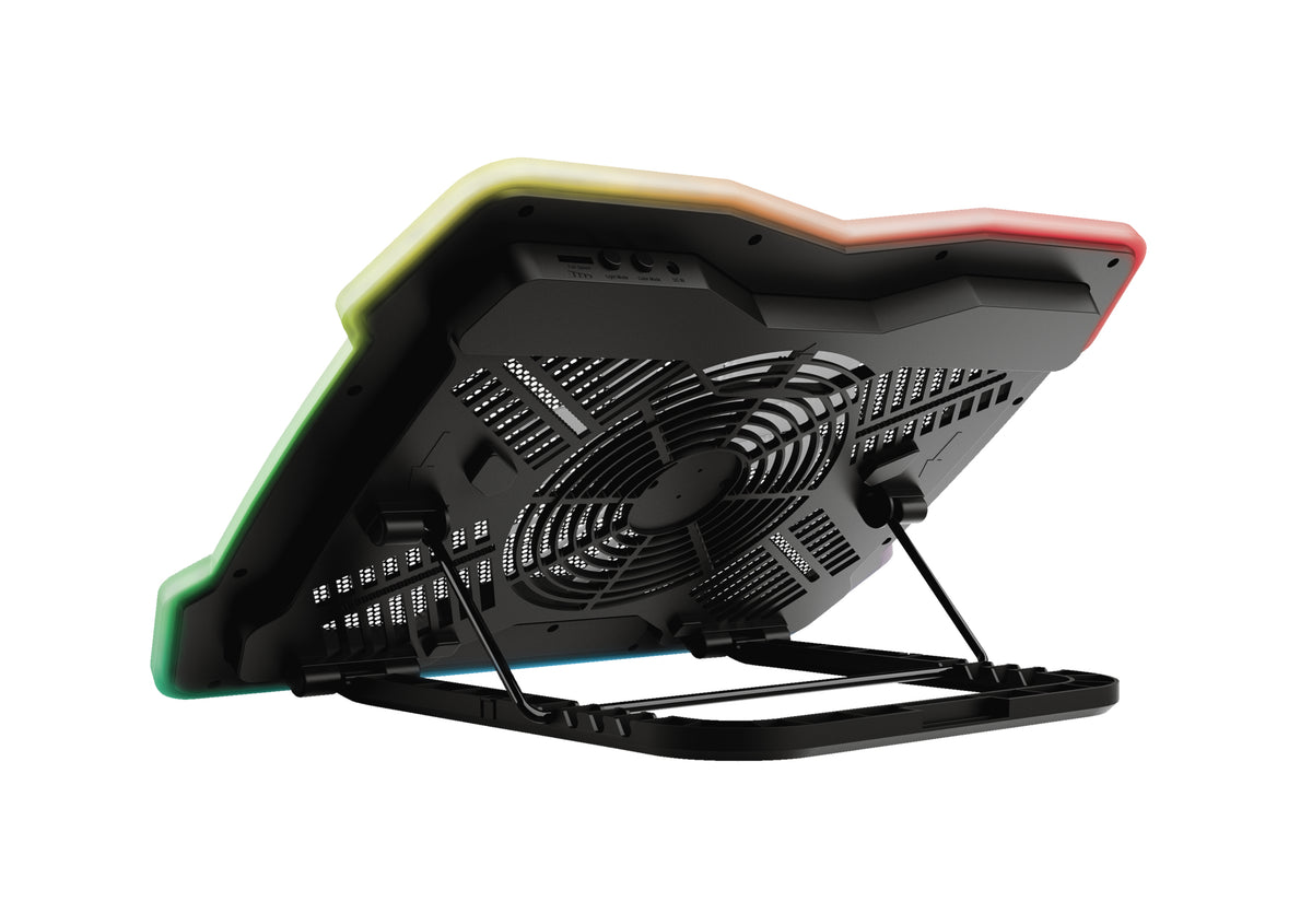 Trust GXT 1126 Aura Llaptop-Kühlpad 43,2 cm (17") 700 RPM Schwarz